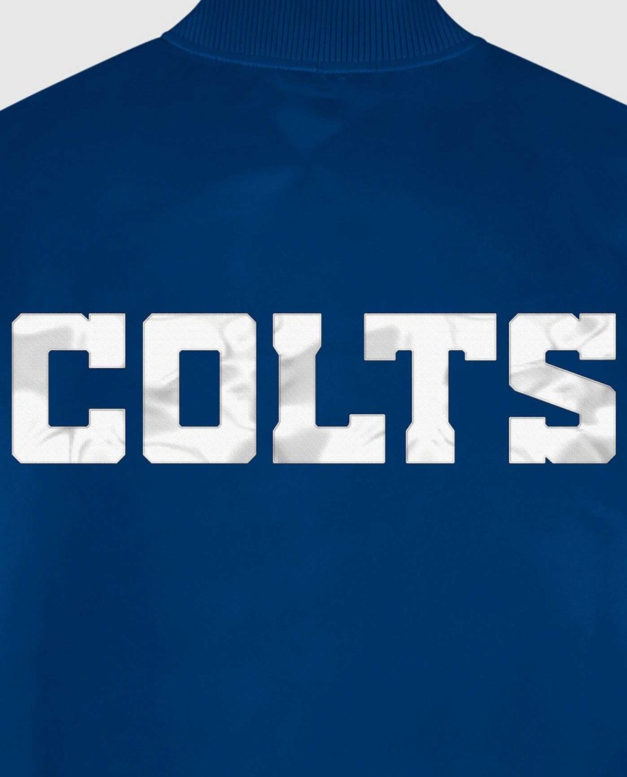 Nfl STARTER | Indianapolis Colts Varsity Satin Full-Snap-Jacke Coltsblue