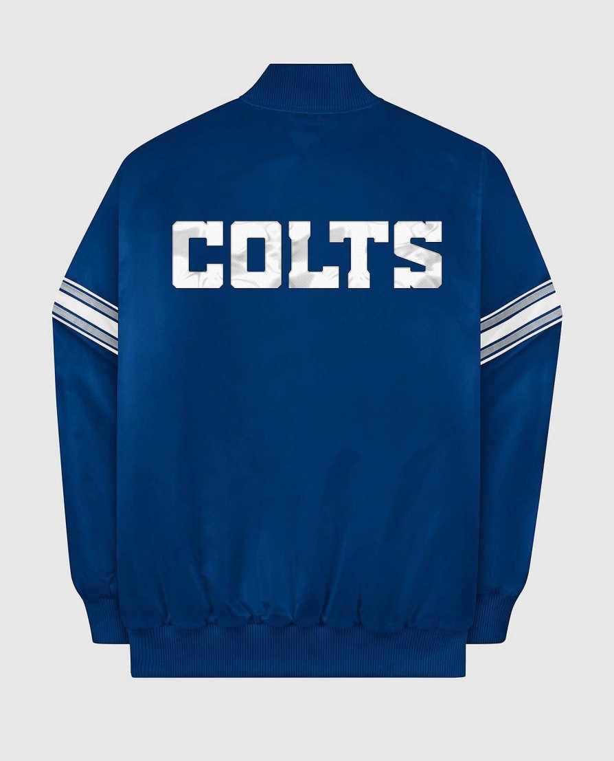 Nfl STARTER | Indianapolis Colts Varsity Satin Full-Snap-Jacke Coltsblue