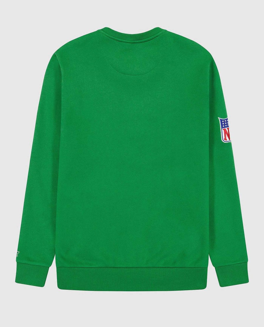 Nfl STARTER | Sweatshirt Mit Rundhalsausschnitt Der Philadelphia Eagles Eagleskellygreen