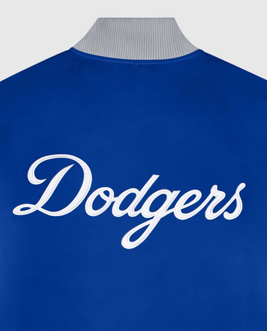 Mlb STARTER | Nylon-Full-Snap-Jacke Der Los Angeles Dodgers Dodgersblau