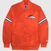 Nfl STARTER | Denver Broncos Varsity Satin Full-Snap-Jacke Broncosorange