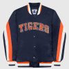 Mlb STARTER | Detroit Tigers Varsity Satin Full-Snap Ace Jacke Tigersmarine