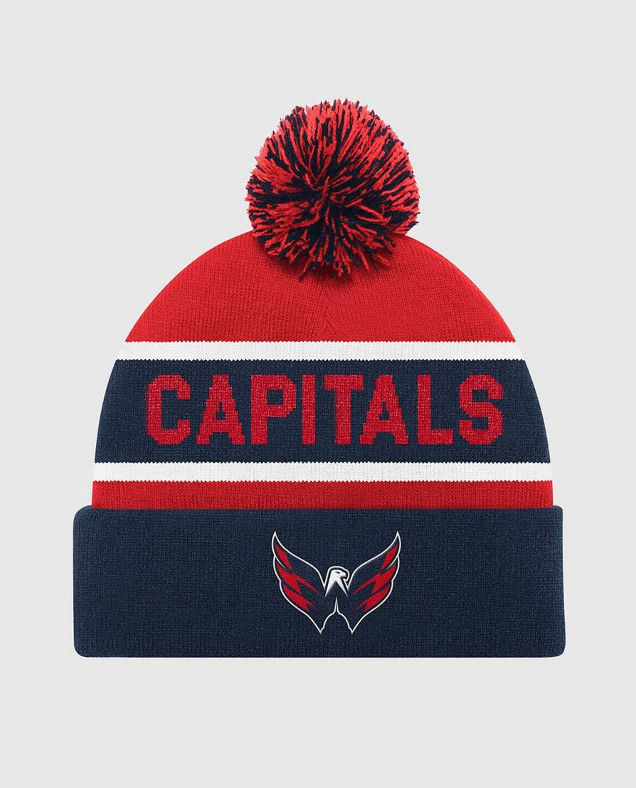 Nhl STARTER | Pom Beanie Der Washington Capitals Hauptstadtsmarine