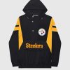 Nfl STARTER | Jacke Mit Halbem Reisverschluss Der Pittsburgh Steelers Home Team Schwarz