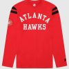 Nba STARTER | Atlanta Hawks Elite Langarmshirt Hawksred