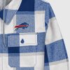 Nfl STARTER | Buffalo Bills The Big Joe Sherpa-Gefutterte Karierte Jacke Konigsblau