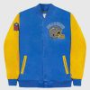 Nfl STARTER | Los Angeles Chargers Varsity Satin Full-Snap-Jacke Ladegeratehellblau