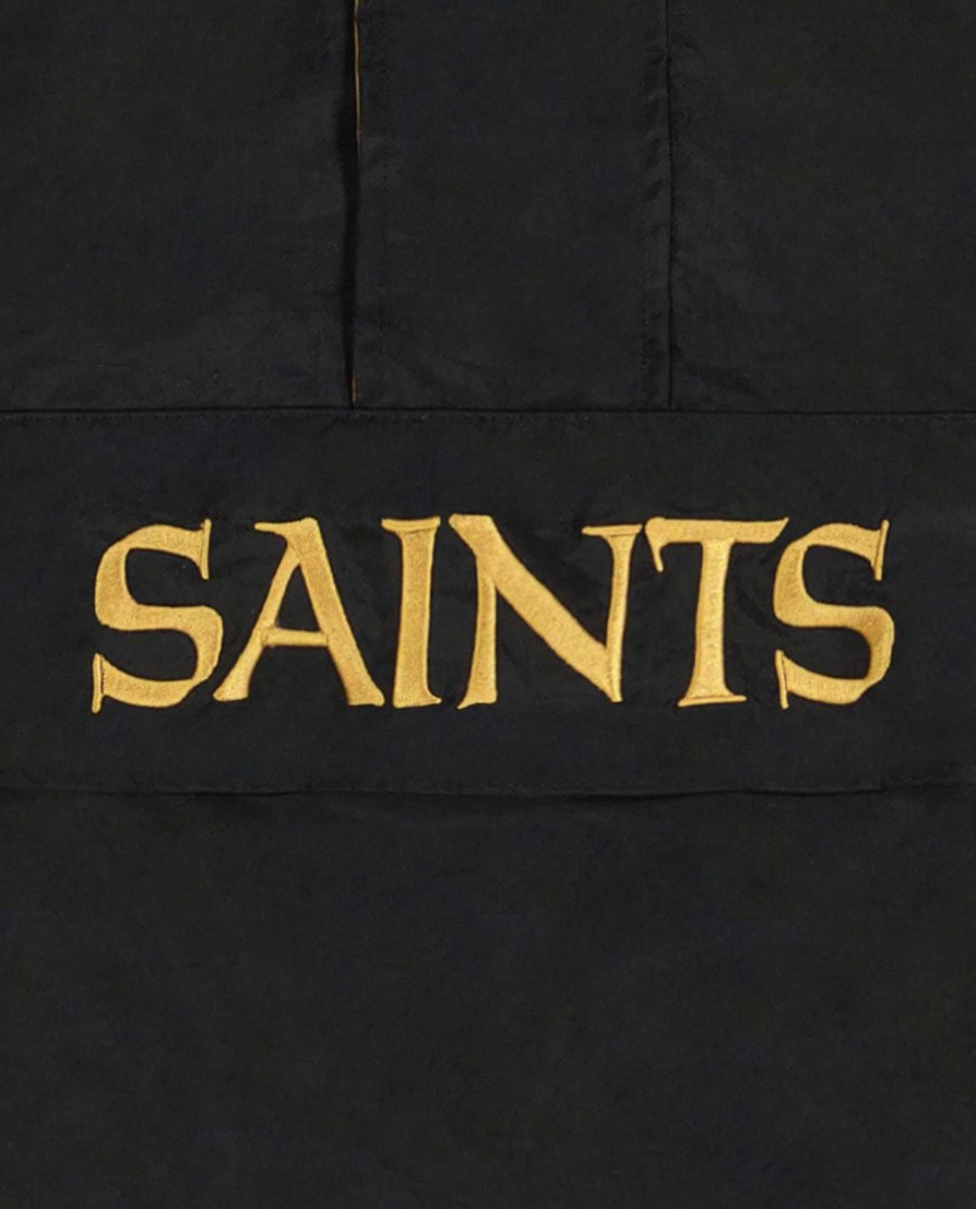 Nfl STARTER | New Orleans Saints Pullover-Jacke Mit Halbem Reisverschluss Saintsblack