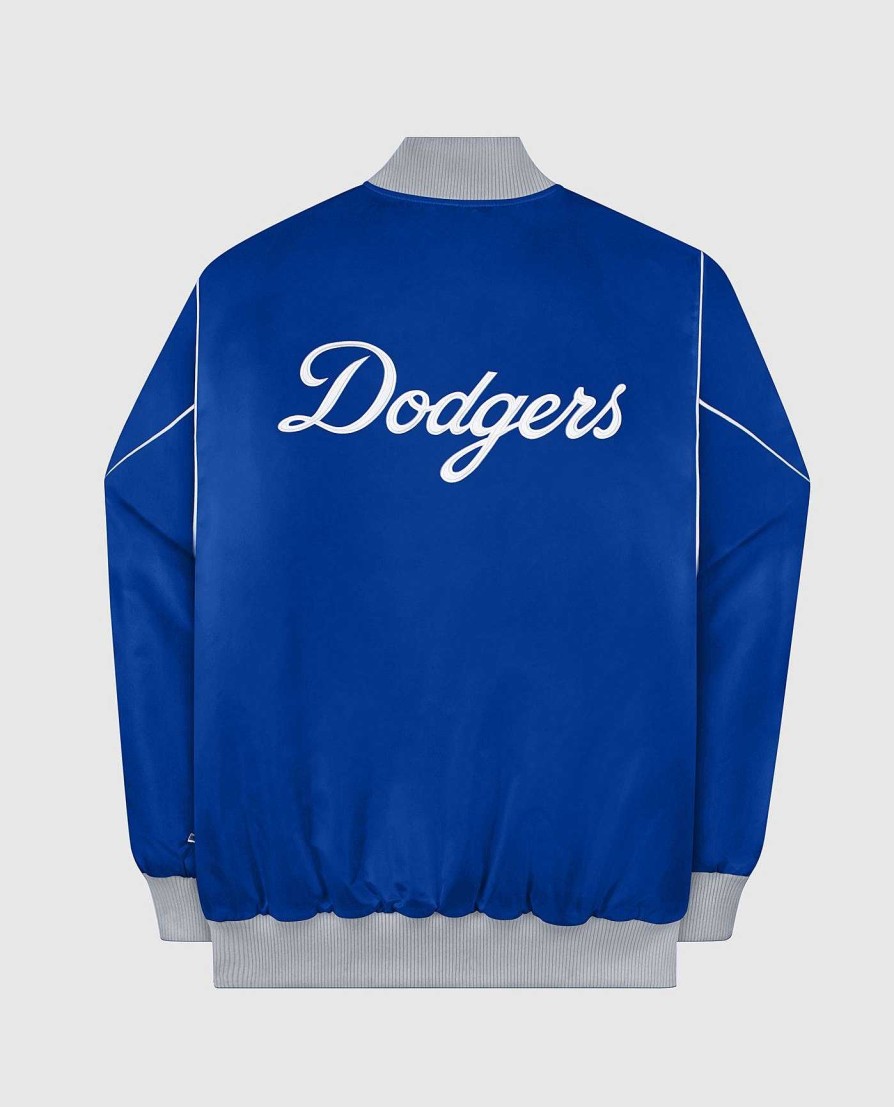 Mlb STARTER | Nylon-Full-Snap-Jacke Der Los Angeles Dodgers Dodgersblau