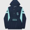 Nhl STARTER | Jacke Mit Halbem Reisverschluss Der Seattle Kraken Home Team Krakennavy