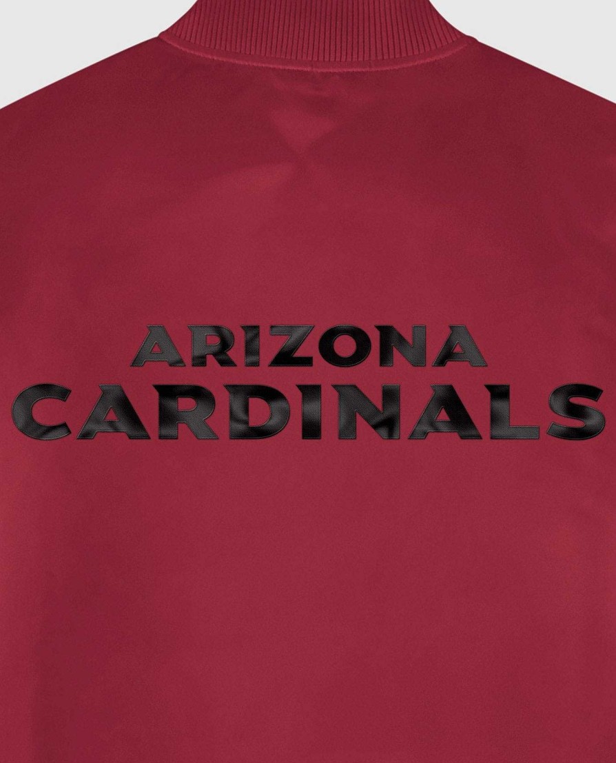 Nfl STARTER | Arizona Cardinals Varsity Satin Full-Snap-Jacke Azcardinalsred