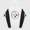 Nfl STARTER | Jacke Mit Halbem Reisverschluss Der Pittsburgh Steelers Home Team Weis