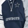 Nfl STARTER | Dallas Cowboys Elite Nylonpullover Mit Halbem Reisverschluss Cowboysmarine