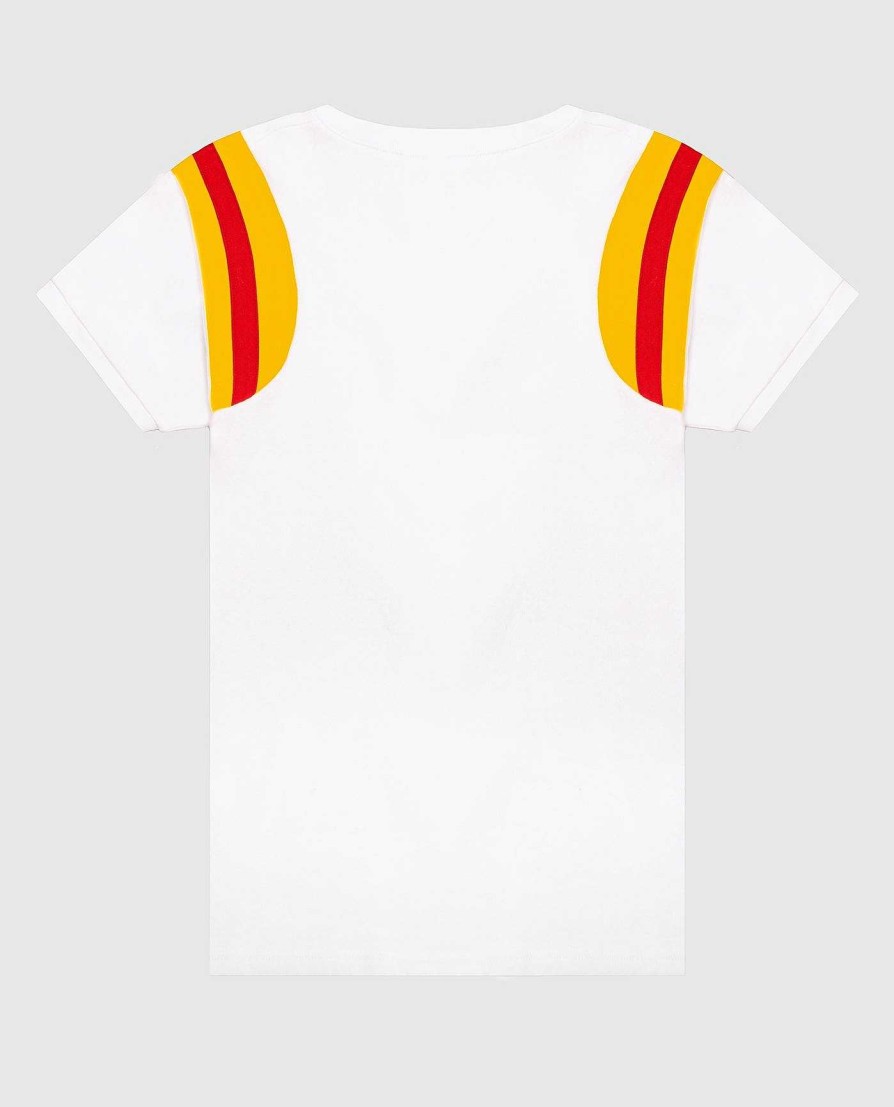 Nfl STARTER | Damen-Kurzarmshirt Der Kansas City Chiefs Mit Rundhalsausschnitt Weis