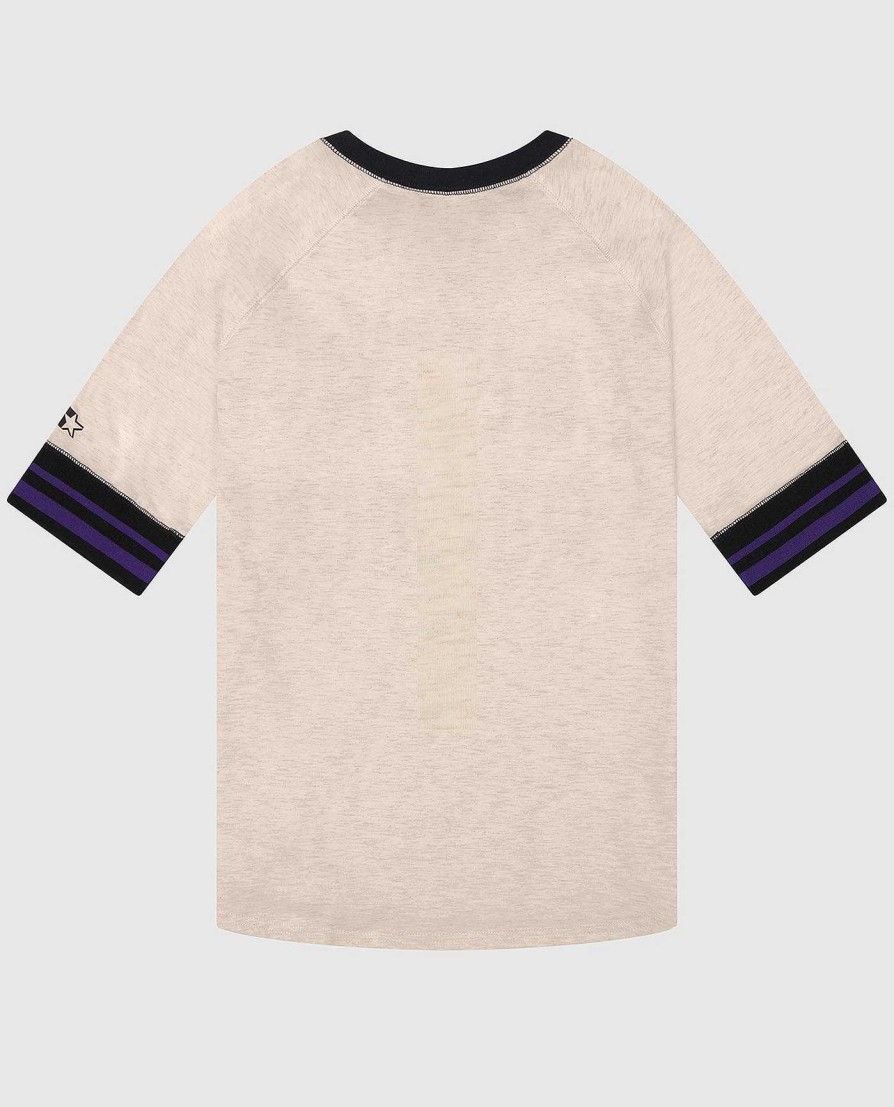 Mlb STARTER | Damen-Shirt „First Choice" Mit 3/4-Armeln Der Colorado Rockies Rockieswhite