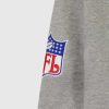 Nfl STARTER | New York Giants Sweatshirt Mit Rundhalsausschnitt Und Reisverschlusstaschen Riesenmantelgrau