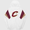 Nba STARTER | Cleveland Cavaliers Breakaway Nylon-Jacke Mit Halbem Reisverschluss Weis