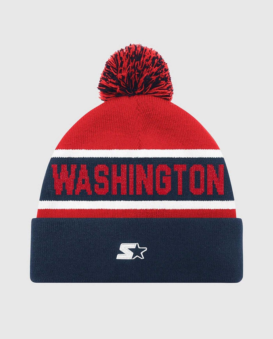 Nhl STARTER | Pom Beanie Der Washington Capitals Hauptstadtsmarine