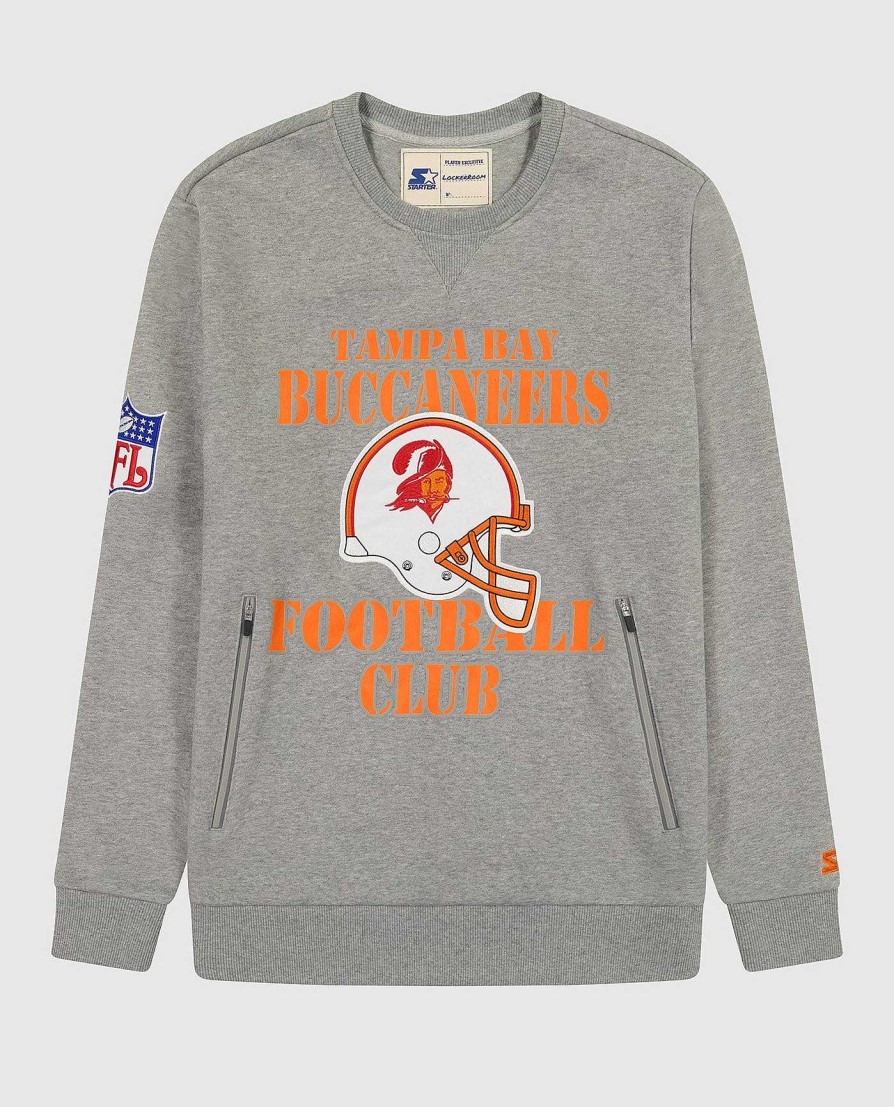 Nfl STARTER | Tampa Bay Buccaneers Sweatshirt Mit Rundhalsausschnitt Buccaneersheathergrey