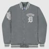 Mlb STARTER | Ty Mopkins Detroit Tigers Varsity Satin Full-Snap Jacke Tigersilber