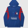 Nba STARTER | Philadelphia 76Ers Home Team-Jacke Mit Halbem Reisverschluss 76Ersblau