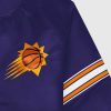 Nba STARTER | Phoenix Suns Varsity Satin Full-Snap-Jacke Sonnenpurple