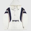 Nfl STARTER | New England Patriots Pullover-Jacke Mit Kapuze Und Halbem Reisverschluss Patriotswhite