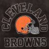 Nfl STARTER | Cleveland Browns Varsity Satin Full-Snap-Jacke Braunbraun