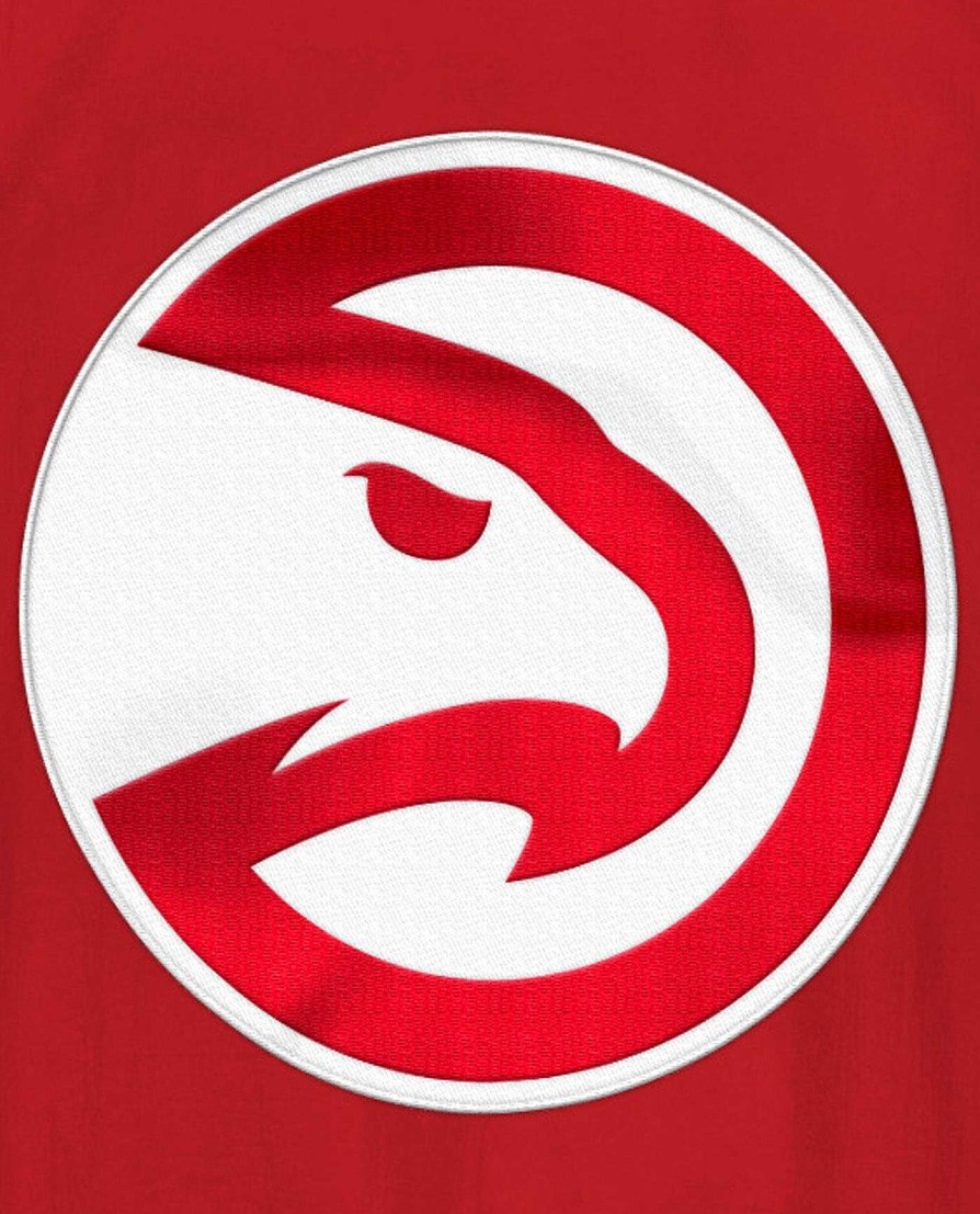 Nba STARTER | Jacke Mit Halbem Reisverschluss Der Atlanta Hawks Home Team Hawksred