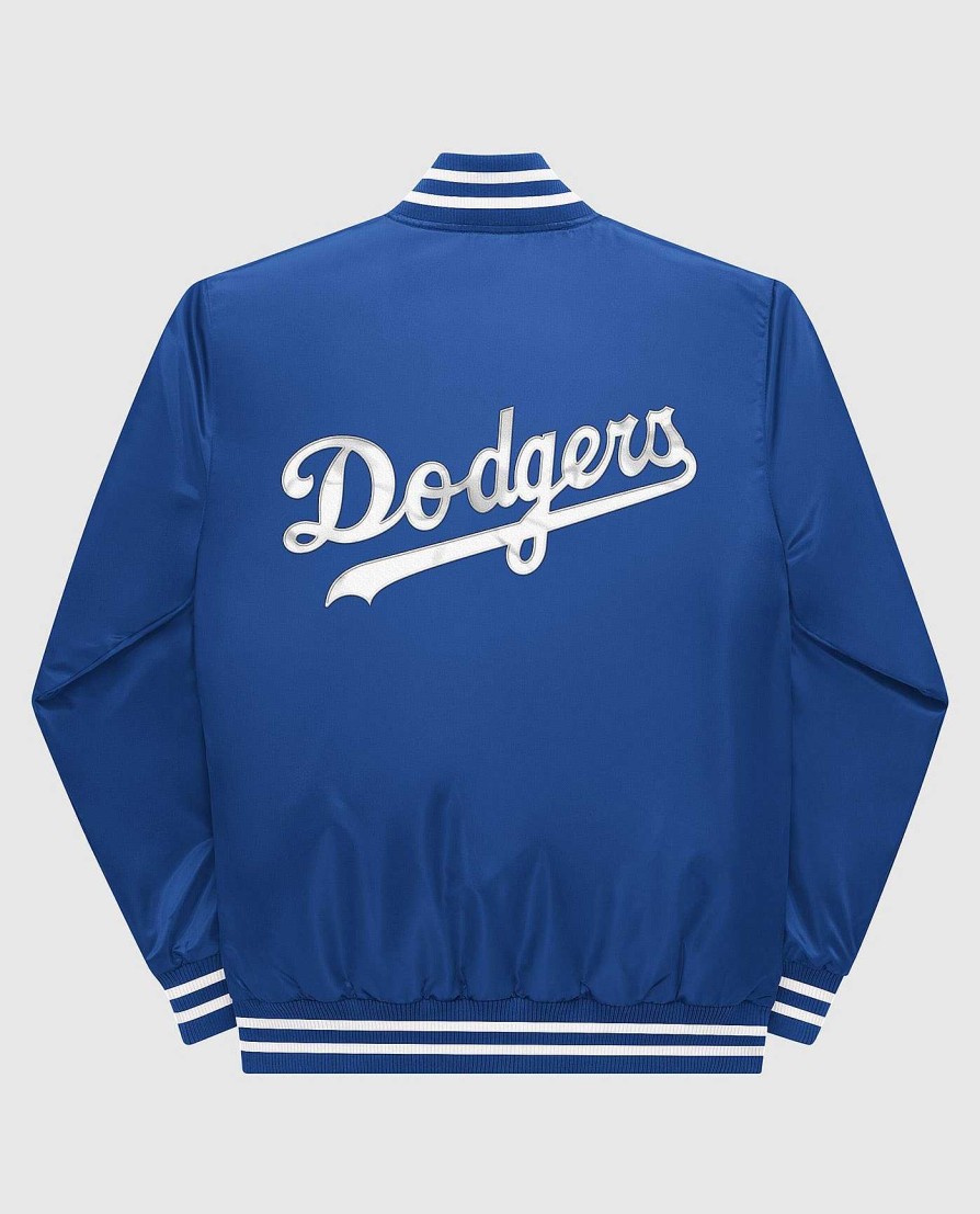 Mlb STARTER | Los Angeles Dodgers Varsity Satin Full-Snap-Jacke Dodgersblau