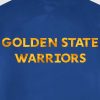 Nba STARTER | Golden State Warriors Varsity Satin Full-Snap-Jacke Kriegerblau