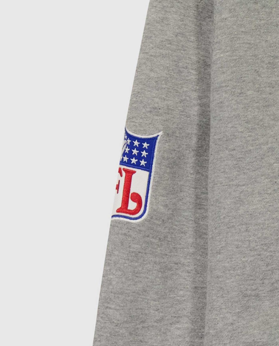 Nfl STARTER | Buffalo Bills Sweatshirt Mit Rundhalsausschnitt Und Reisverschlusstaschen Billsheathergrau