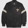 Nfl STARTER | New Orleans Saints Varsity Satin Full-Snap-Jacke Saintsblack