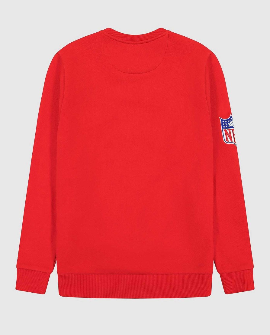 Nfl STARTER | Atlanta Falcons Sweatshirt Mit Rundhalsausschnitt Und Reisverschlusstaschen Falconsred