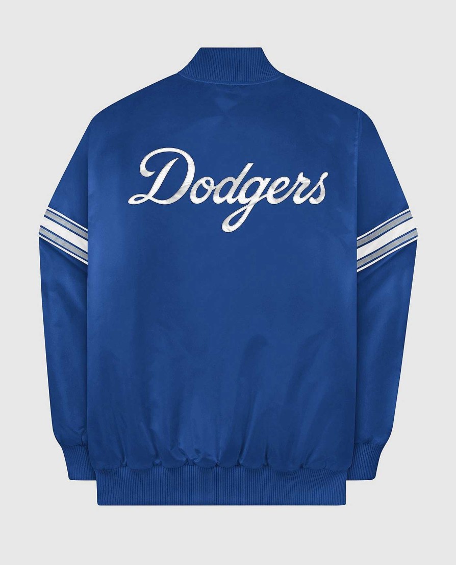 Mlb STARTER | Los Angeles Dodgers Varsity Satin Full-Snap-Jacke Dodgersblau