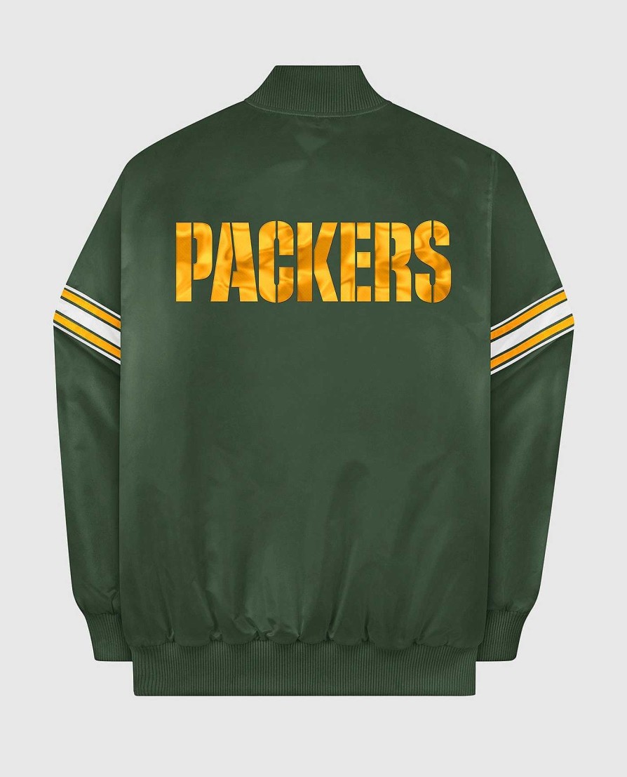 Nfl STARTER | Green Bay Packers Varsity Satin Full-Snap-Jacke Packersgreen