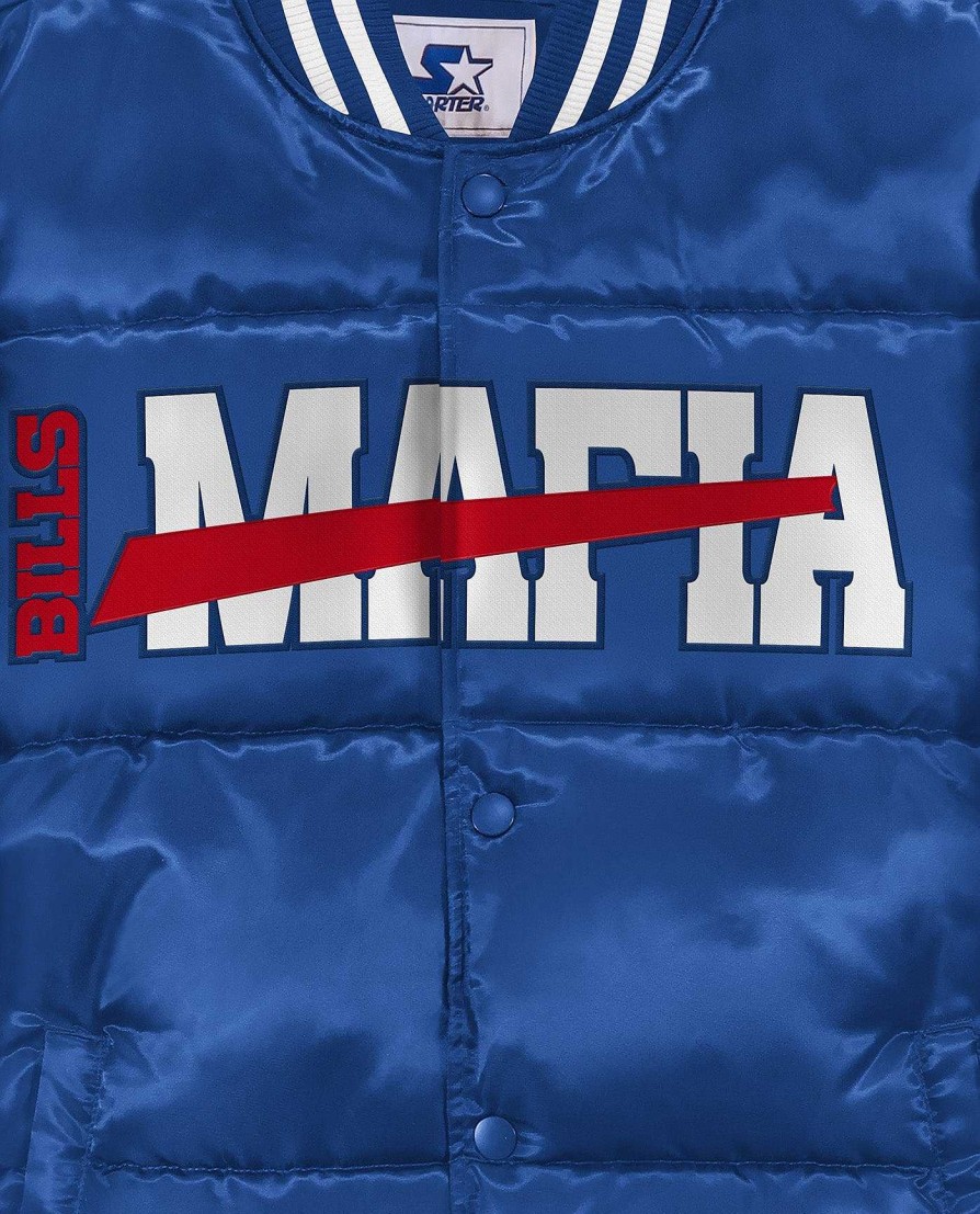 Nfl STARTER | Buffalo Bills Mafia Bronx Bubble Jacke Billsblue