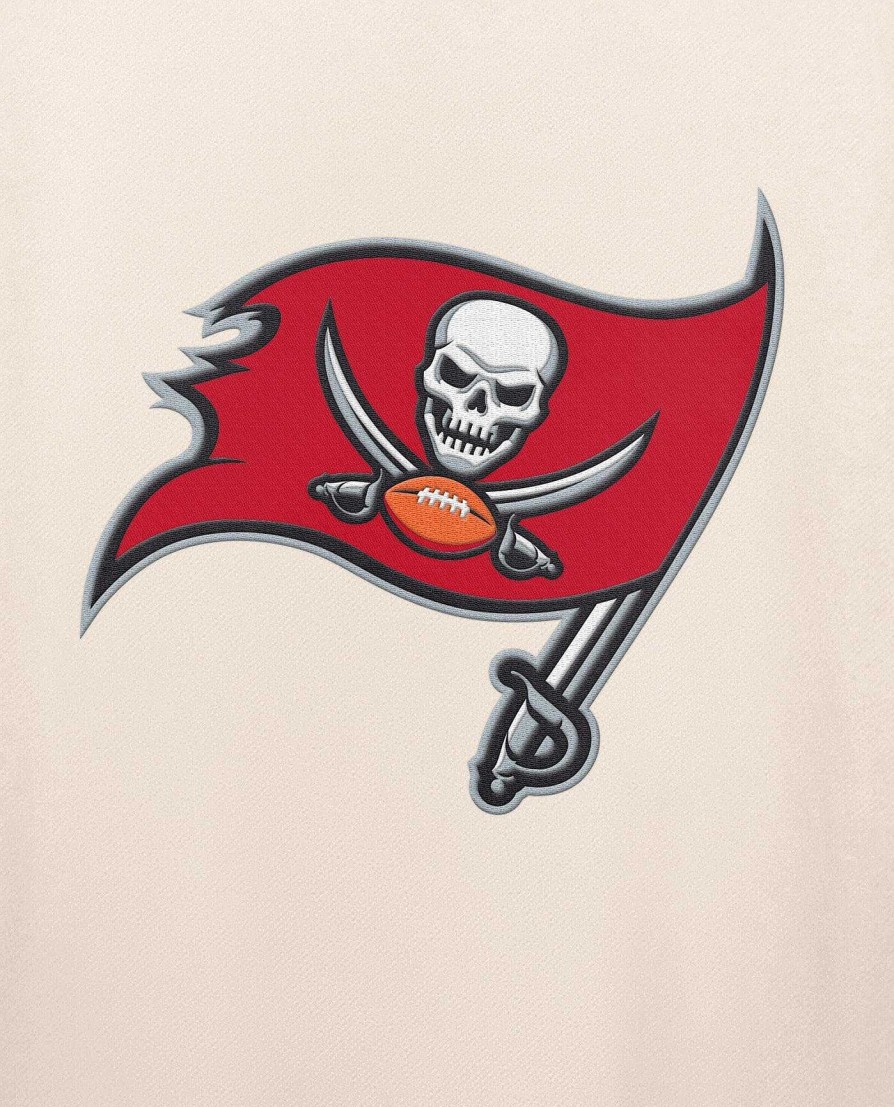 Nfl STARTER | Tampa Bay Buccaneers Team Crew Langarmshirt Creme