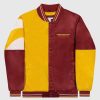 Nfl STARTER | Washington Commanders Varsity Satin Full-Snap-Jacke Kommandantengoldburgund