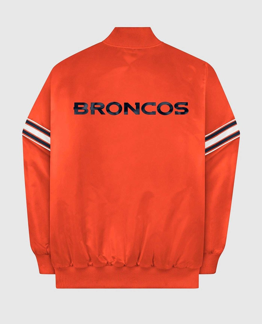 Nfl STARTER | Denver Broncos Varsity Satin Full-Snap-Jacke Broncosorange