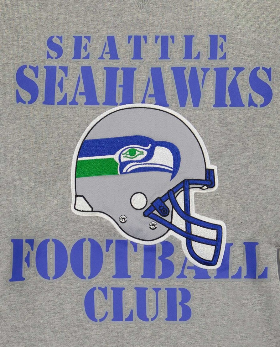 Nfl STARTER | Sweatshirt Mit Rundhalsausschnitt Der Seattle Seahawks Seahawksheathergrey