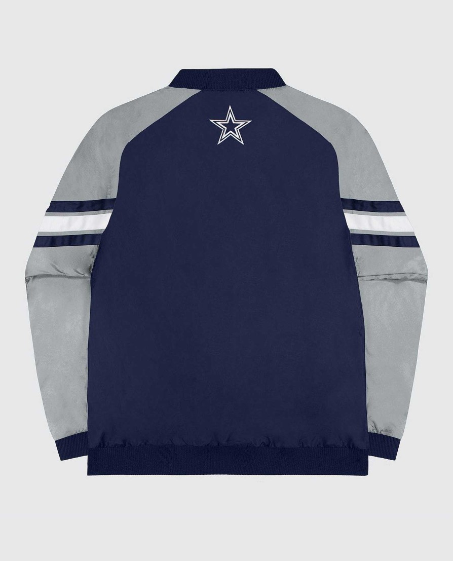 Nfl STARTER | Dallas Cowboys Nylon-Pullover-Windjacke Cowboysmarine