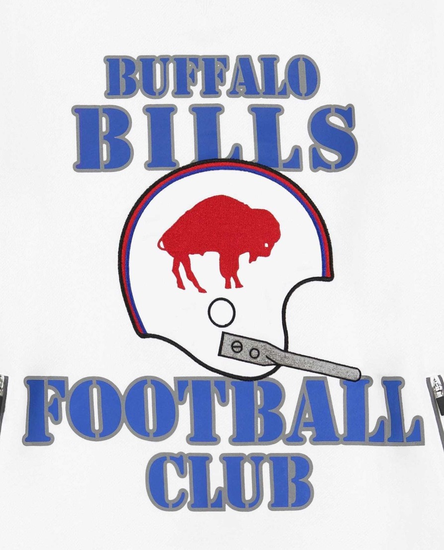 Nfl STARTER | Buffalo Bills Sweatshirt Mit Rundhalsausschnitt Und Reisverschlusstaschen Billswhite