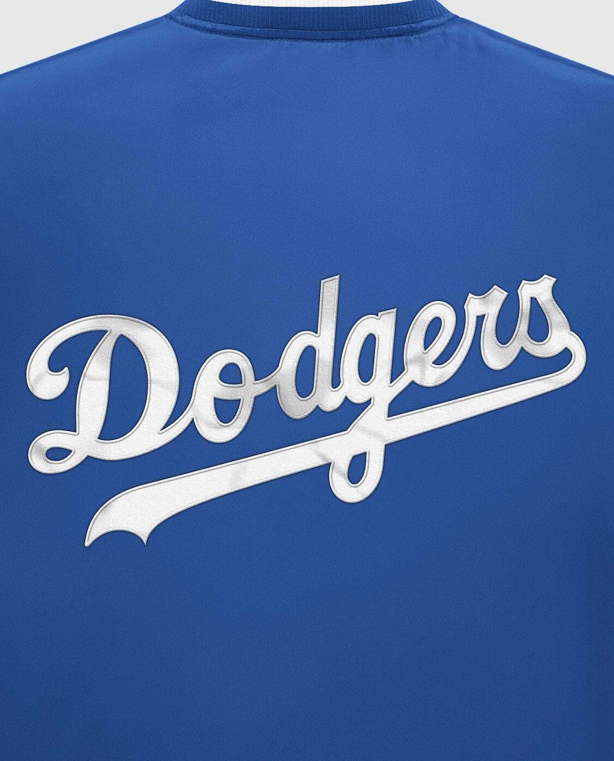 Mlb STARTER | Los Angeles Dodgers Varsity Satin Full-Snap-Jacke Dodgersblau