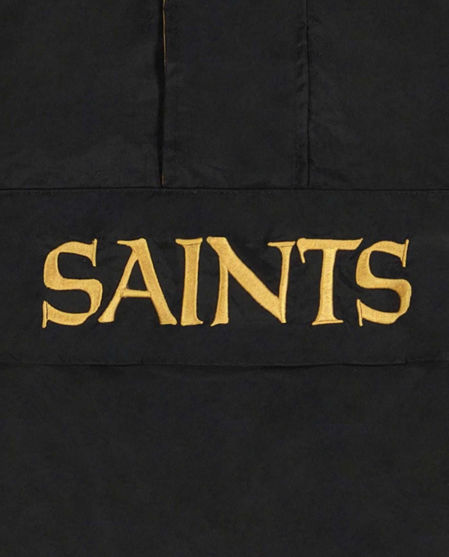 Nfl STARTER | New Orleans Saints Pullover-Jacke Mit Halbem Reisverschluss Saintsblack