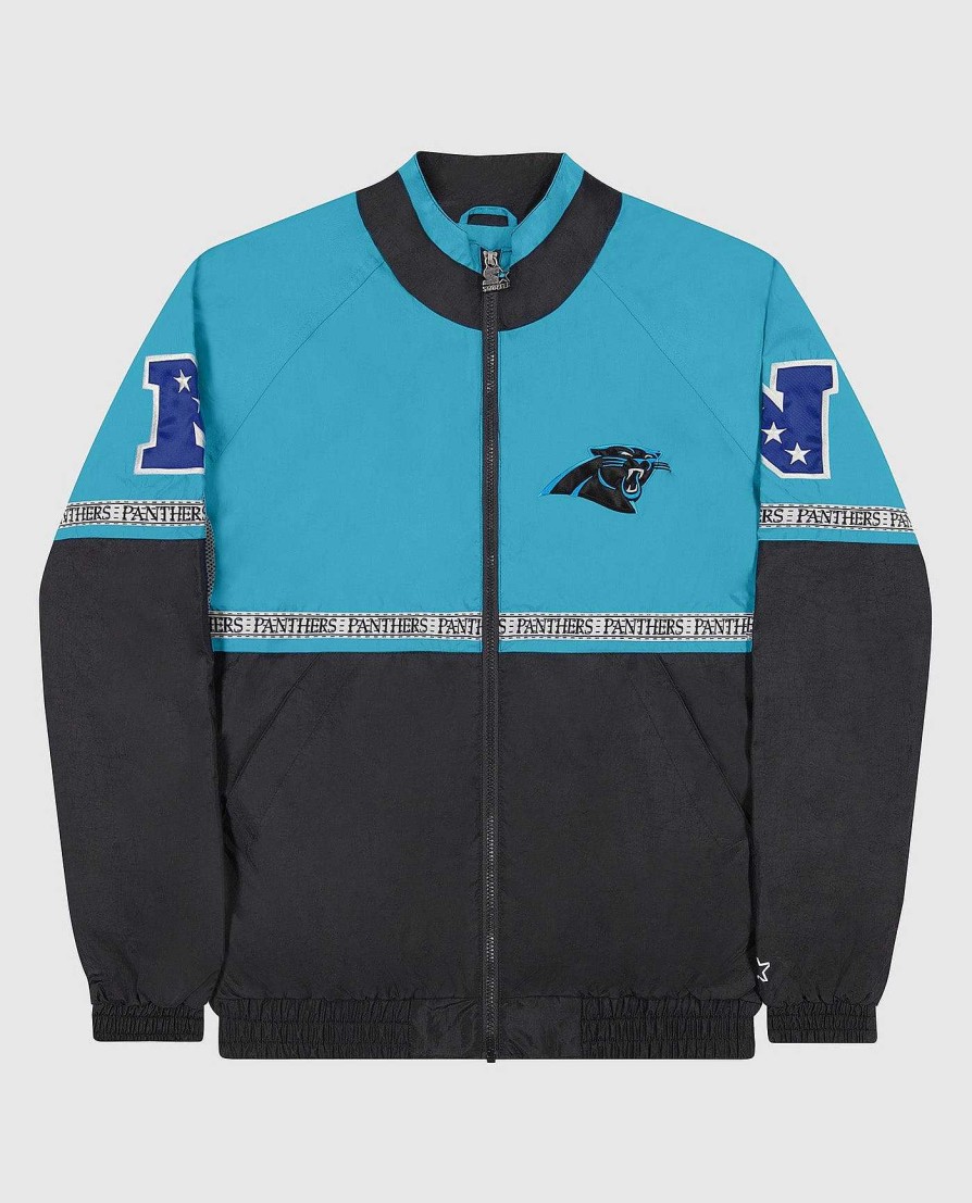 Nfl STARTER | Carolina Panthers Academy Ii Jacke Mit Durchgehendem Reisverschluss Pantherhellblauschwarz