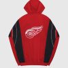 Nhl STARTER | Detroit Red Wings Home Team-Jacke Mit Halbem Reisverschluss Redwingsred