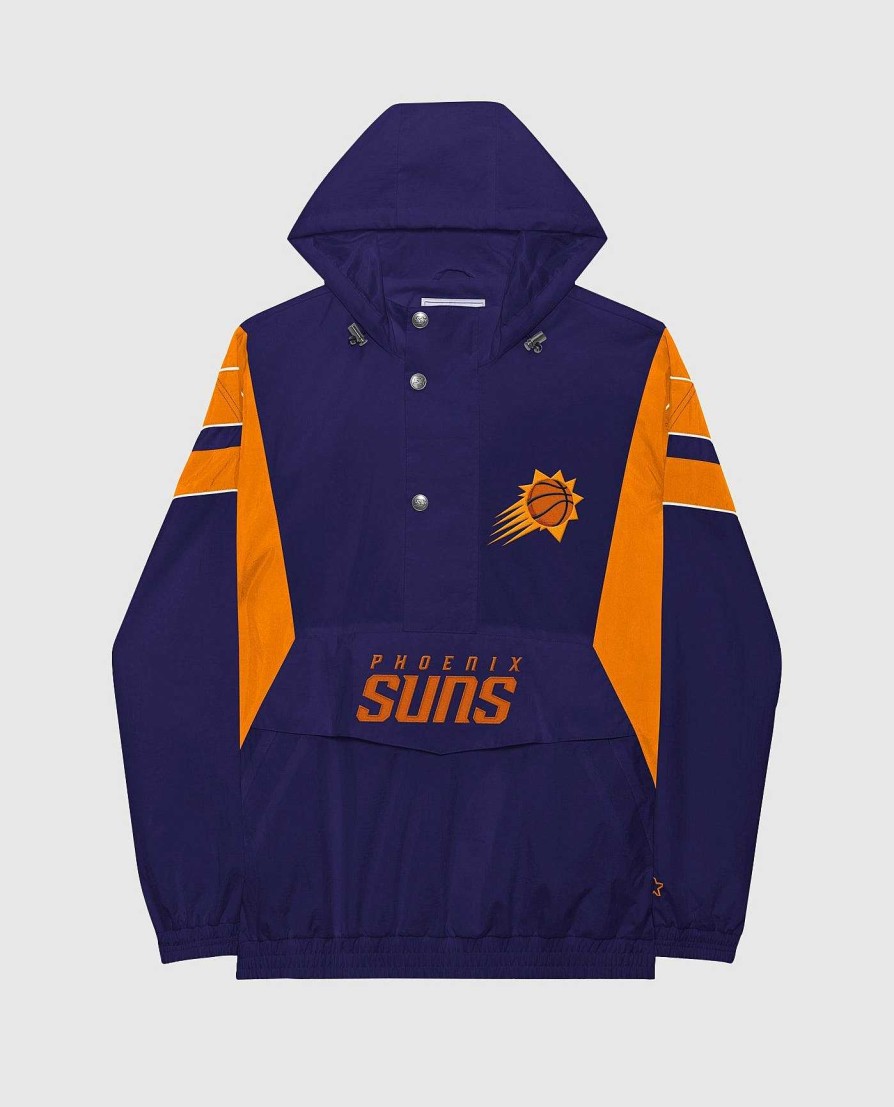 Nba STARTER | Jacke Mit Halbem Reisverschluss Der Heimmannschaft Der Phoenix Suns Sonnenpurple