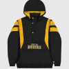 Nhl STARTER | Boston Bruins Pullover-Jacke Mit Kapuze Und Halbem Reisverschluss Bruinsblack