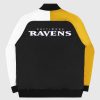 Nfl STARTER | Baltimore Ravens Varsity Satin Full-Snap-Jacke Ravenpurple